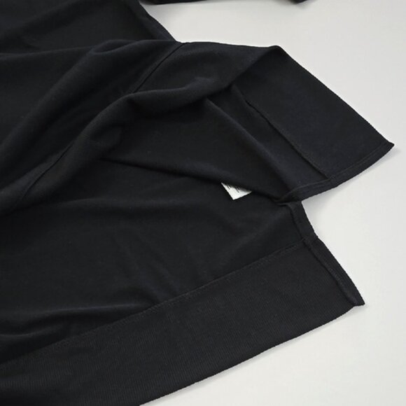 NWT Splendid Women's Henley Black Button Up Long Sleeves Top Relaxed Fit Size M - Picture 6 of 12